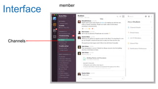 Interface
Channels
member
 
