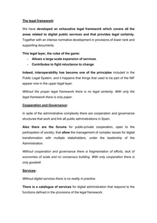 Implementation of the European Interoperability framework in Spain | PDF
