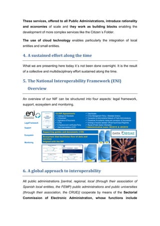 Implementation of the European Interoperability framework in Spain | PDF