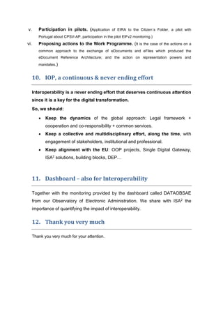 Implementation of the European Interoperability framework in Spain | PDF