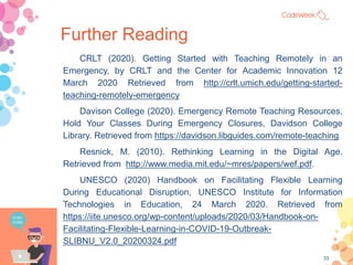 Implementation of Synchronous and Asynchronous Remote Teaching in Computer Science Lessons Slide 33