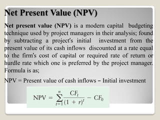 Npv Preferred Method Comprehensive Guide to Capital Budgeting Techniques and Project ...