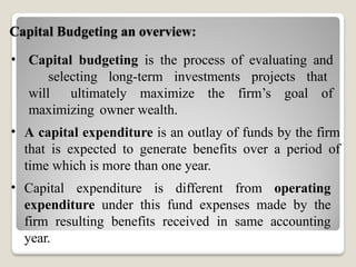 Comprehensive Guide to Capital Budgeting Techniques and Project ...