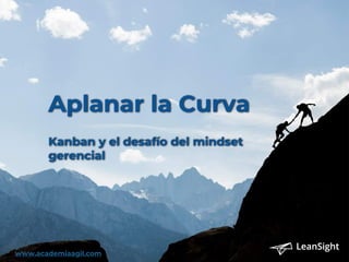 www.academiaagil.com
Aplanar la Curva
Kanban y el desafío del mindset
gerencial
 