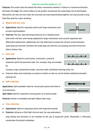 Split Ribbed Waterstop WATERSTOP SERIES-JINGTONG-TDS .pdf