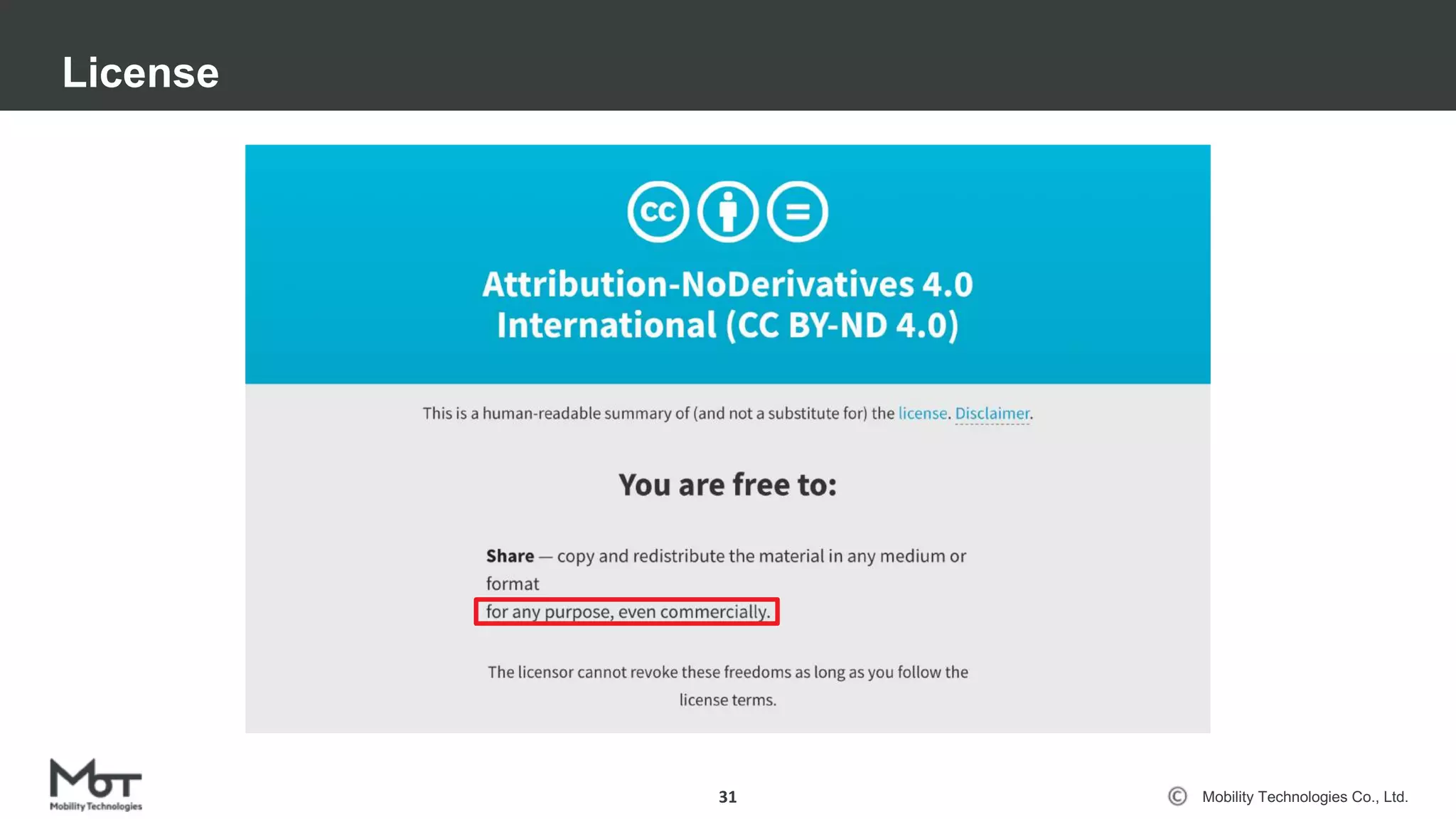 Mobility Technologies Co., Ltd.
License
31
 