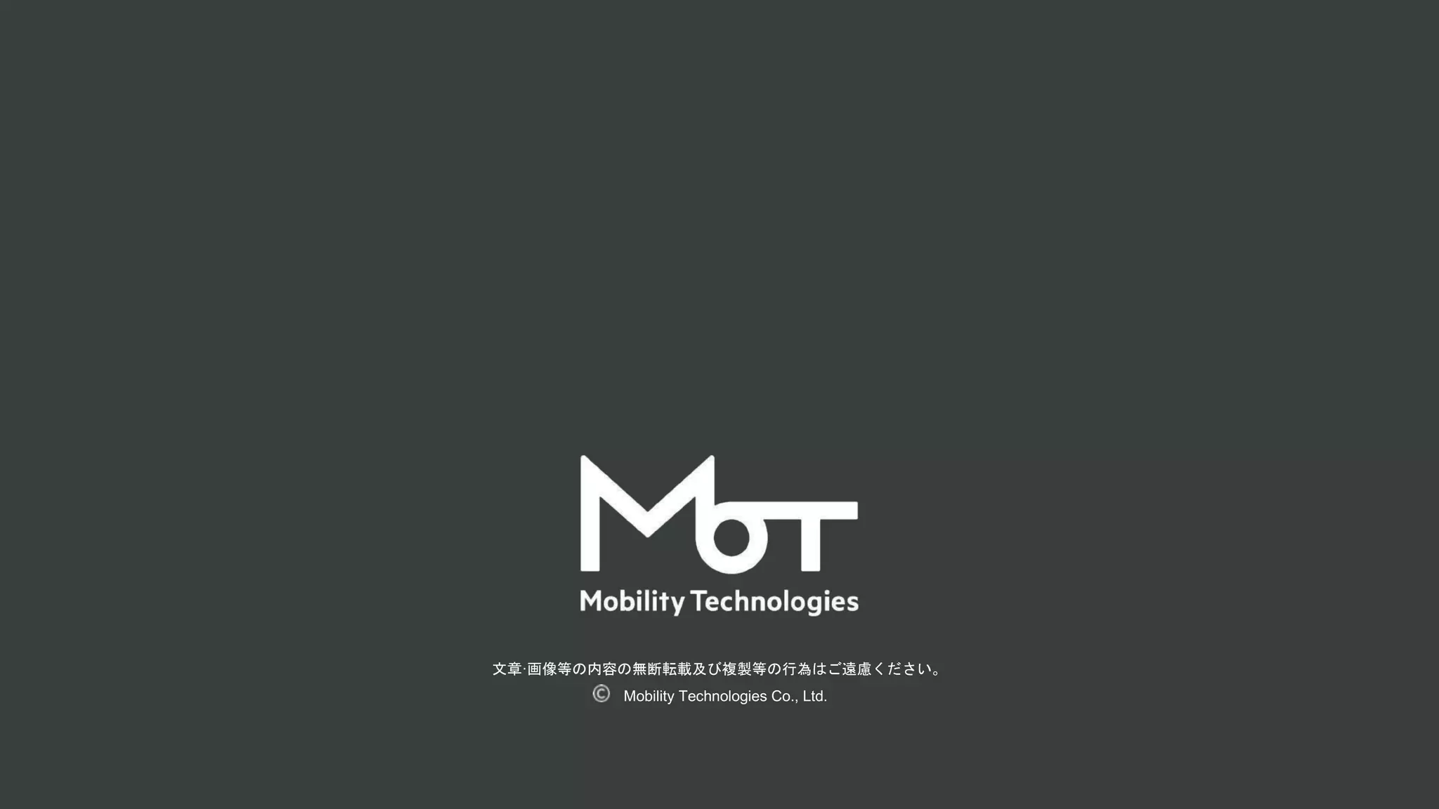·
Mobility Technologies Co., Ltd.
 