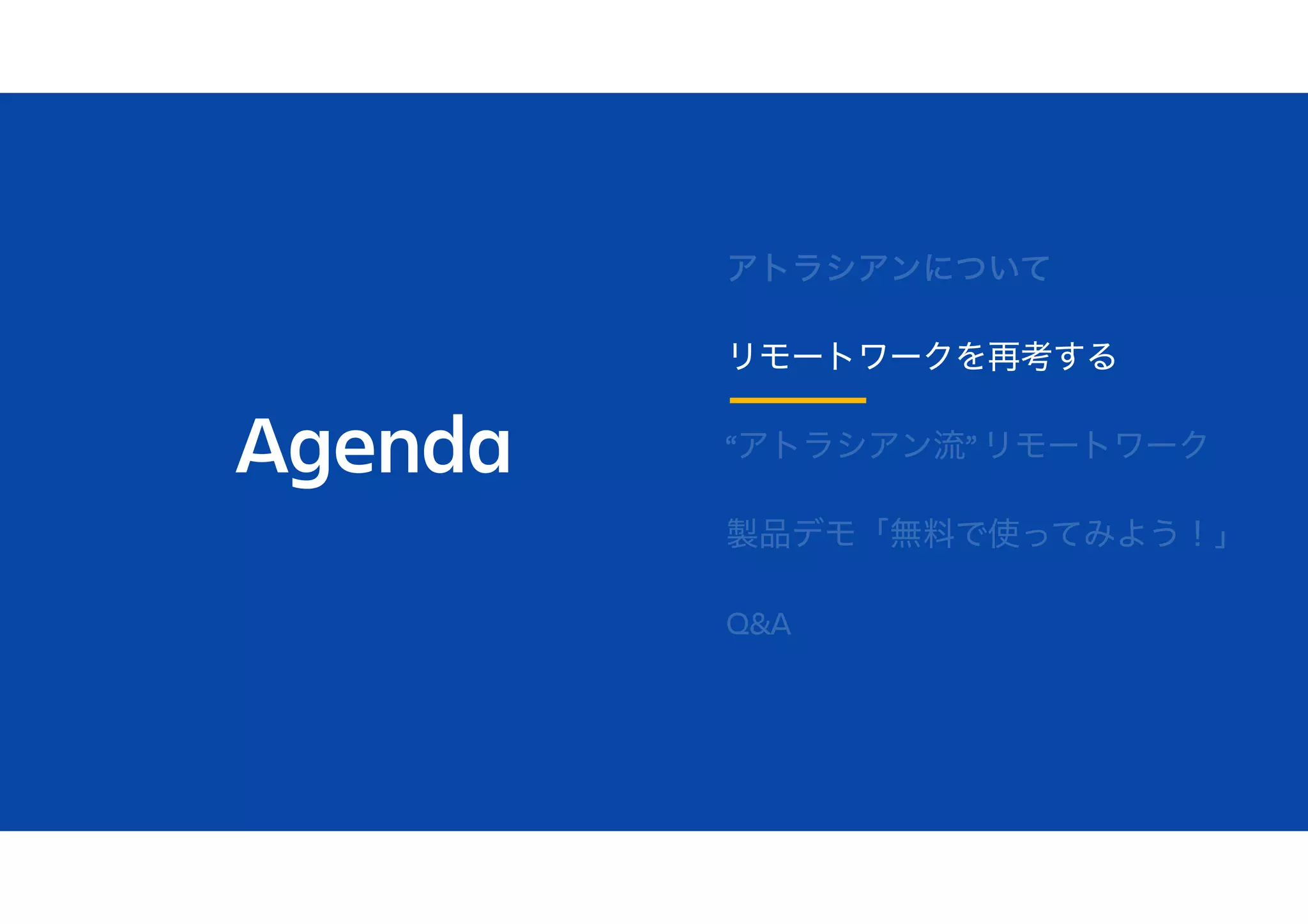 Agenda “ ”
Q&A
