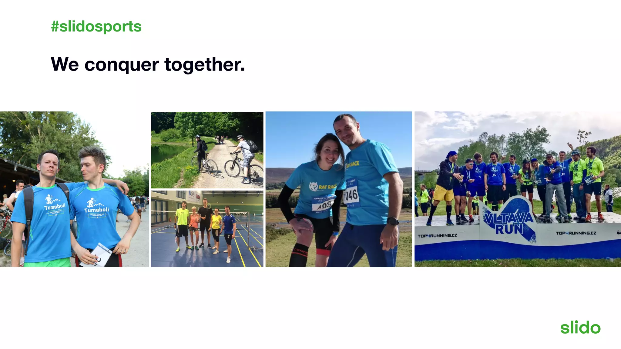 We conquer together.
#slidosports
 