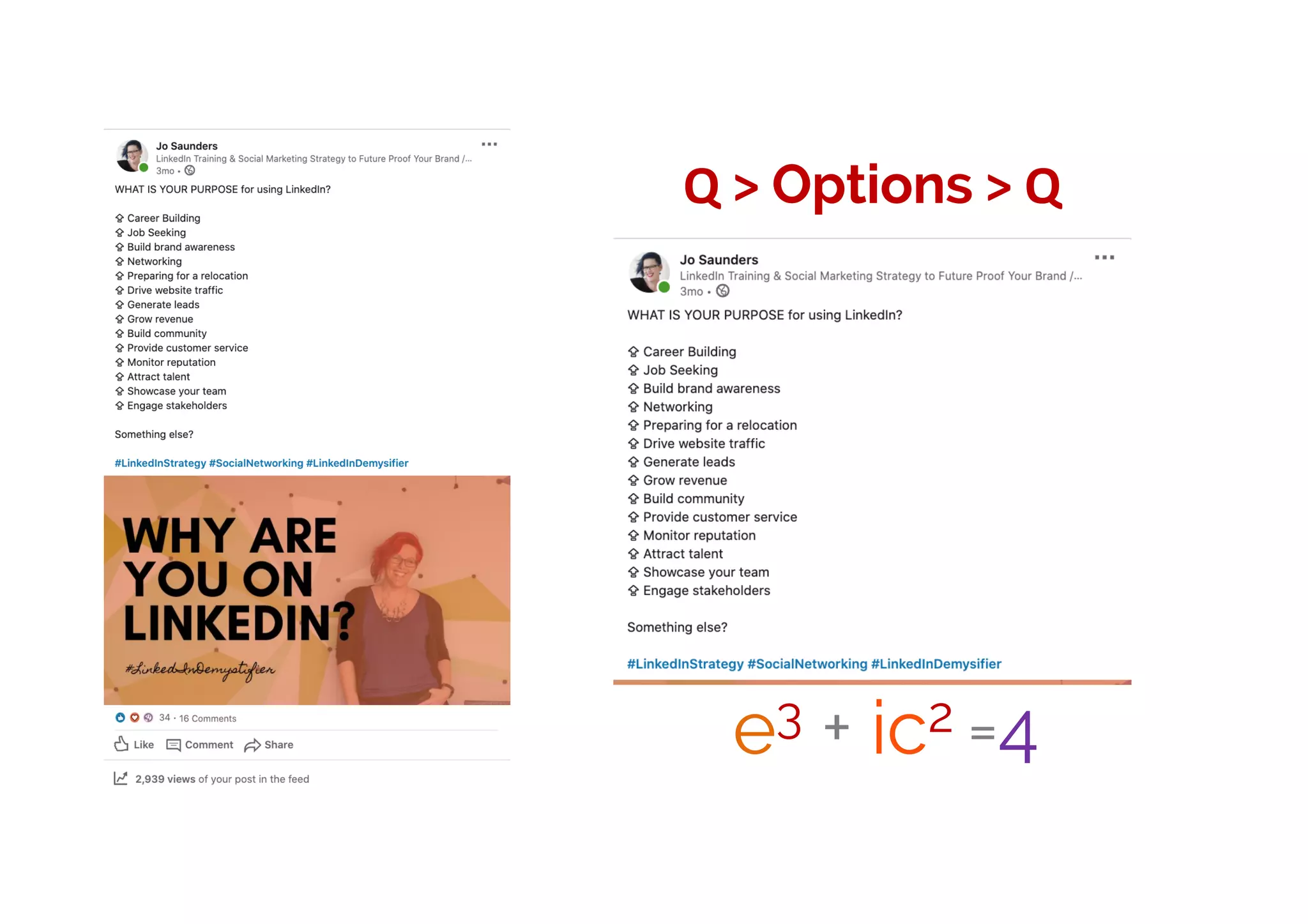 Q > Options > Q
e3 + ic2 =4
 