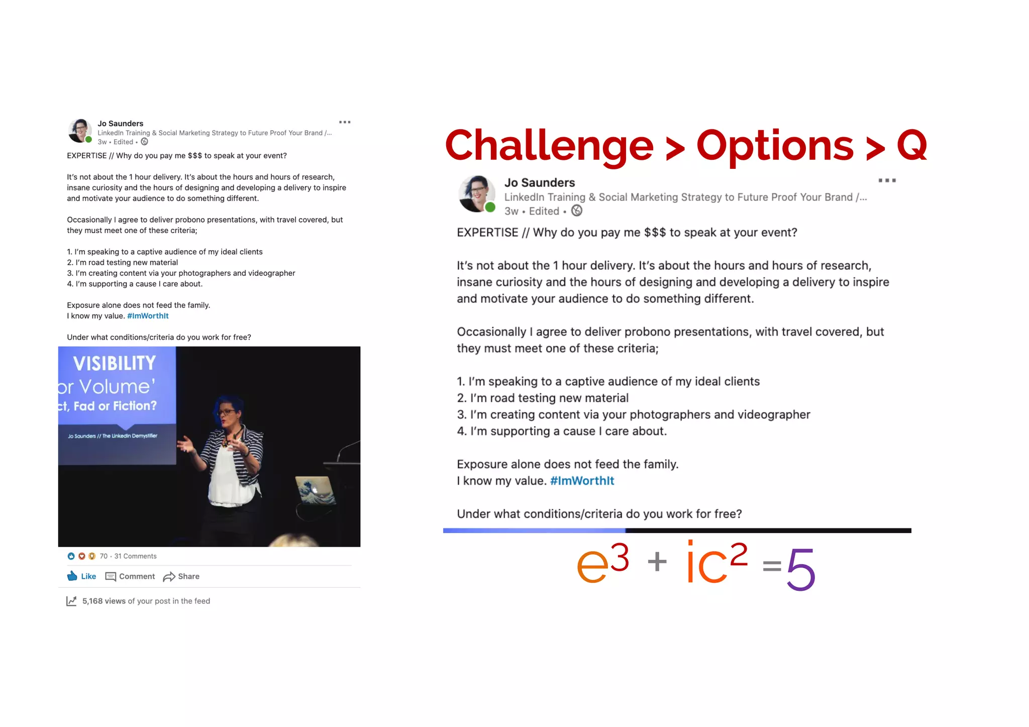 Challenge > Options > Q
e3 + ic2 =5
 