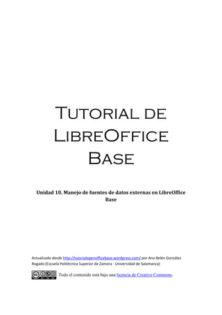 Tutorial LibreOffice Base 6.3.4