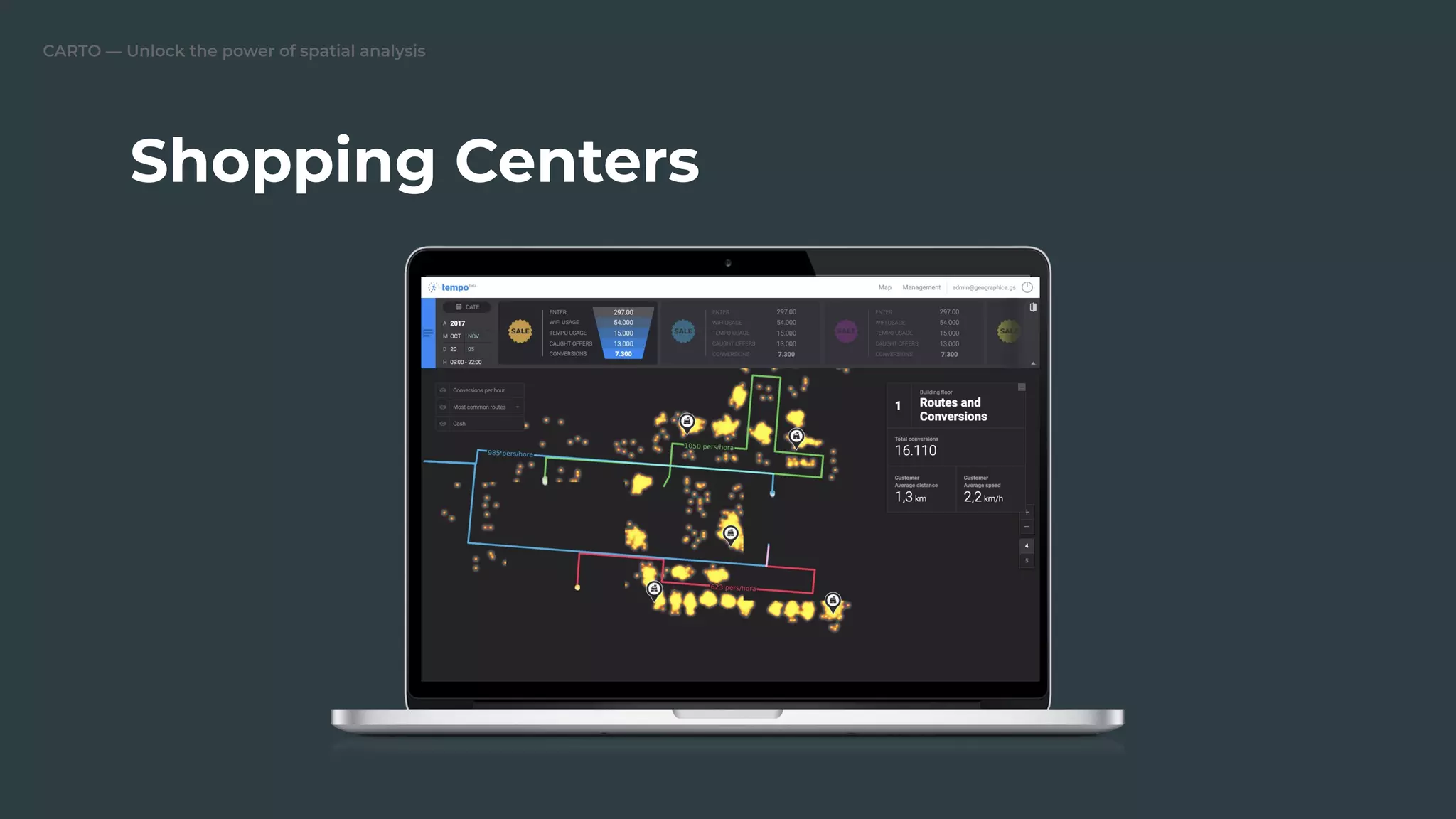 CARTO — Unlock the power of spatial analysis
Shopping Centers
 