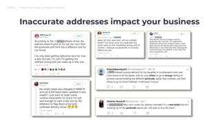 CARTO — Unlock the power of spatial analysis
Inaccurate addresses impact your business
 