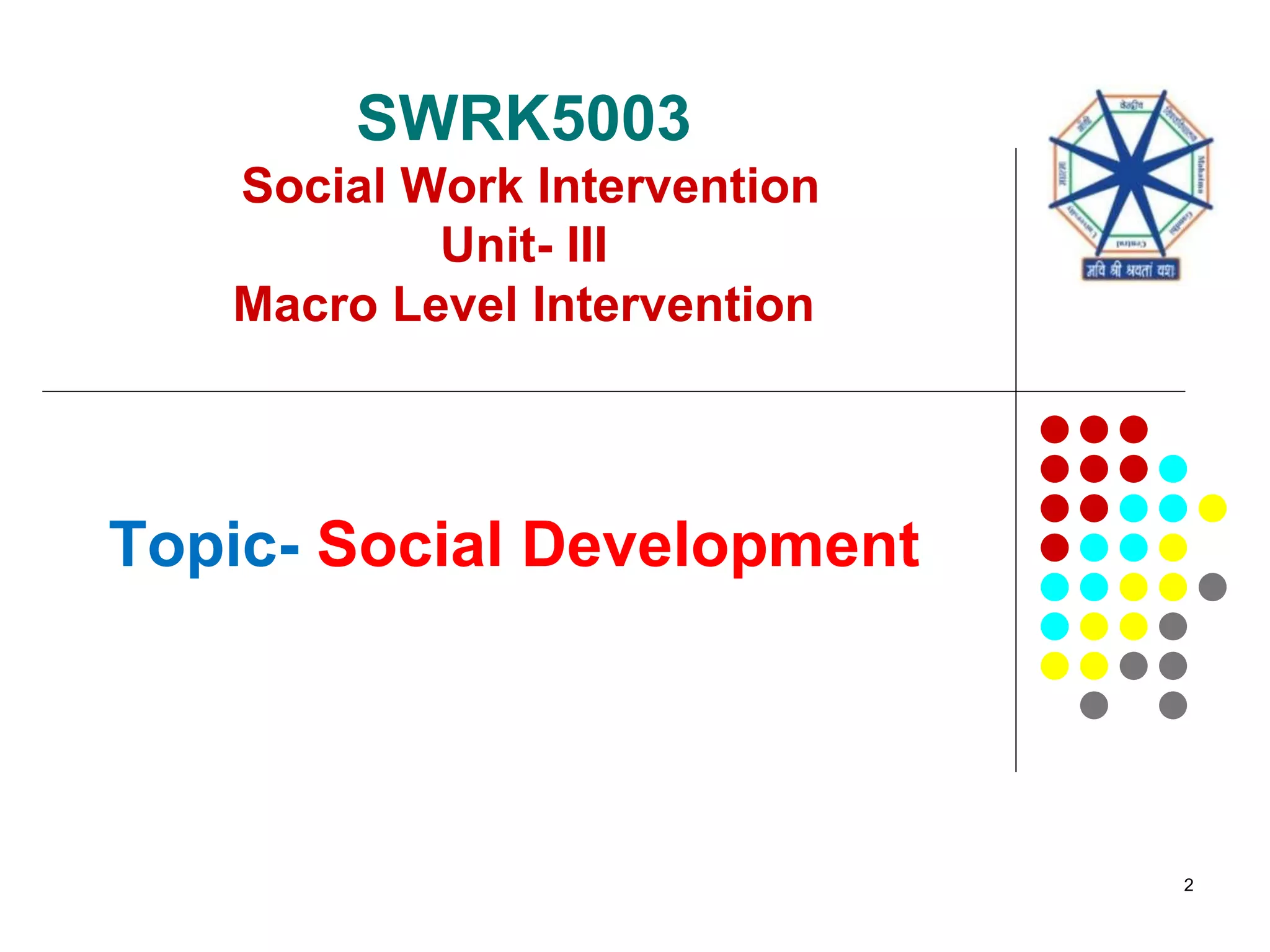 Social Development | PDF