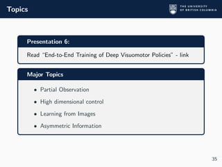 Optimal control : Introduction and Overview | PDF