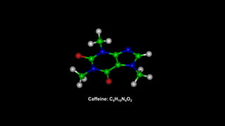 Caffeine: C8H10N4O2
 
