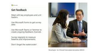 @jeffangama
Microsoft Ignite - Top 10 Microsoft Teams adoption best practices | BRK2161
 