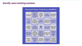 @jeffangama
Gamify users training sessions
 