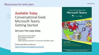 @jeffangama
Ressources for end users
 