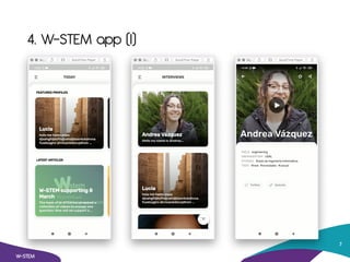 4. W-STEM app (I)
W-STEM
7
 