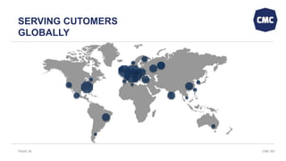 CMC NVPAGE 26
SERVING CUTOMERS
GLOBALLY
 