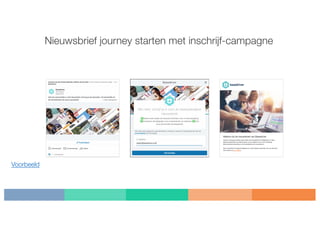 Nieuwsbrief journey starten met inschrijf-campagne
Voorbeeld
 