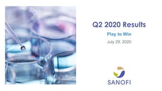 Play to Win
Q2 2020 Results
July 29, 2020
 