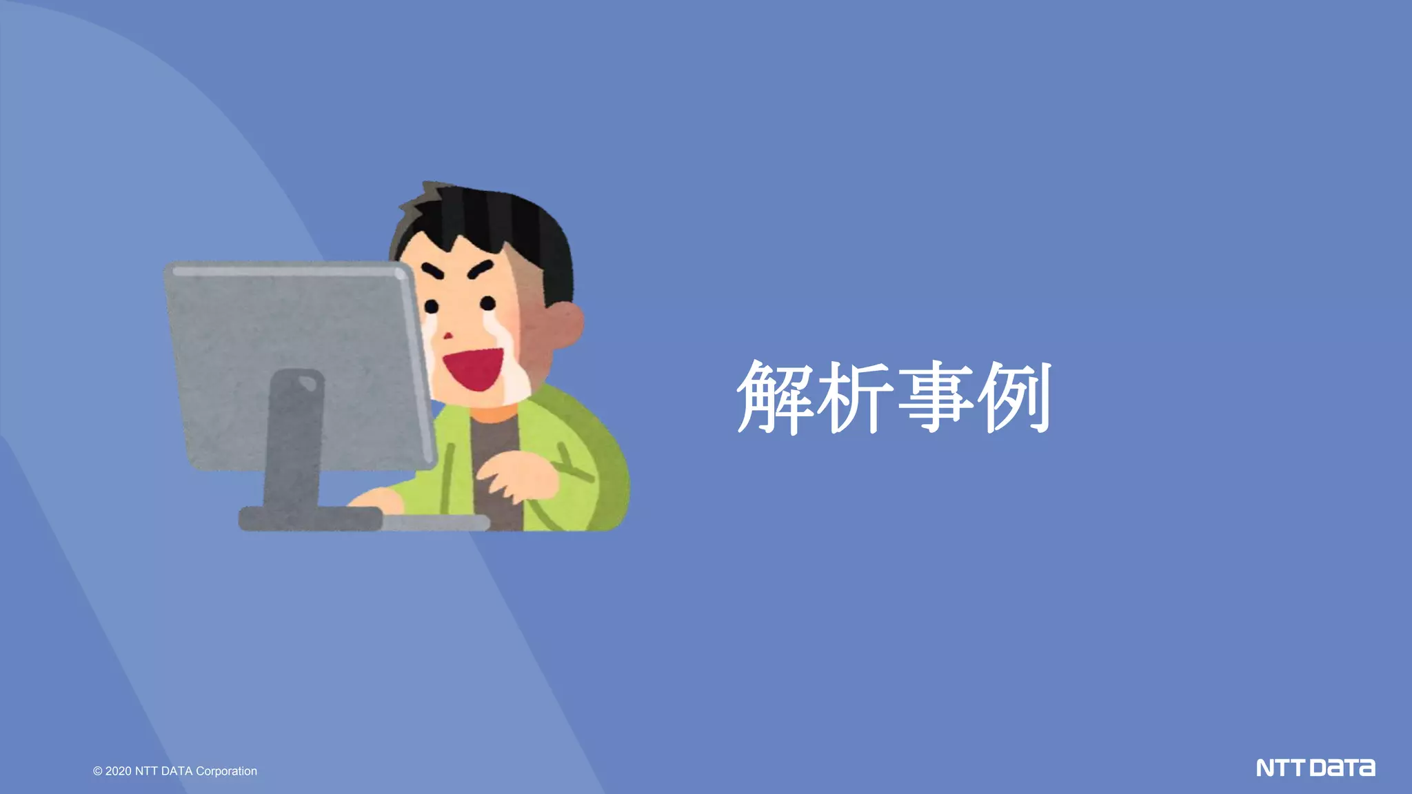 © 2020 NTT DATA Corporation
解析事例
 