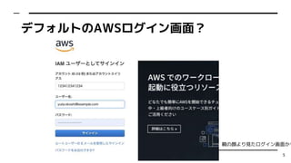 ǥեȤAWS棿
HҊ椫
5
 