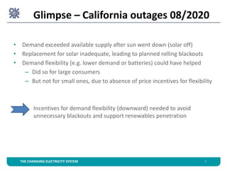 • Demand exceeded available supply after sun went down (solar off)
• Replacement for solar inadequate, leading to planned ...
