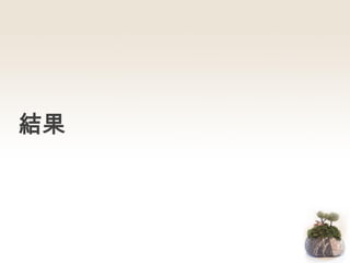 結果
 
