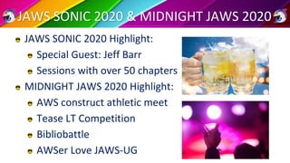 20200912 JAWS SONIC 2020 Opening