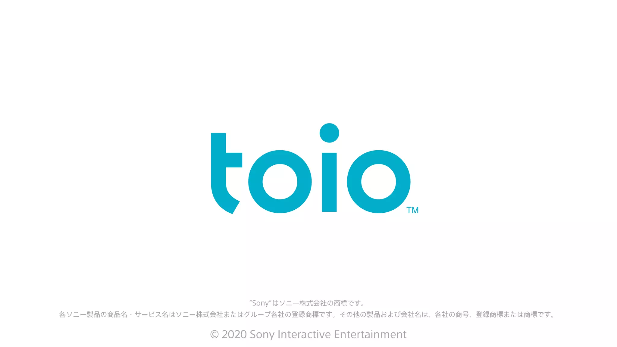 “Sony”はソニー株式会社の商標です。
各ソニー製品の商品名・サービス名はソニー株式会社またはグループ各社の登録商標です。その他の製品および会社名は、各社の商号、登録商標または商標です。
© 2020 Sony Interactive Entertainment
 