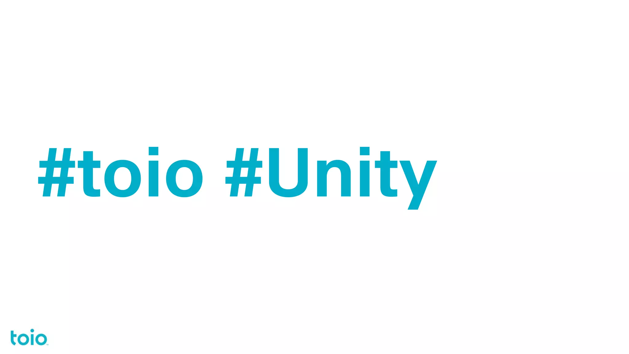 #toio #Unity
 