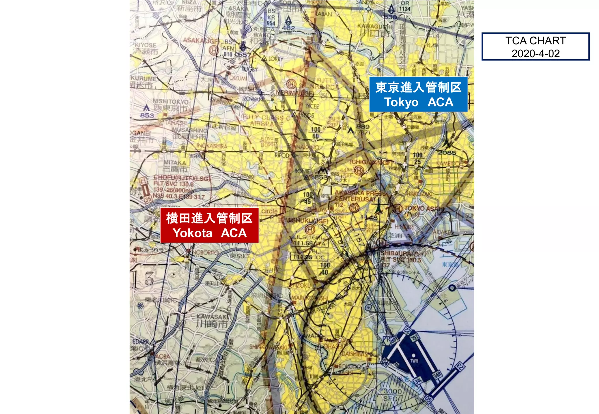 TCA CHART
2020-4-02
横田進入管制区
Yokota ACA
東京進入管制区
Tokyo ACA
 