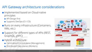 API Gateway or Service mesh - Complementary or excluding concepts | PDF