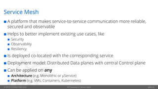 API Gateway or Service mesh - Complementary or excluding concepts | PDF