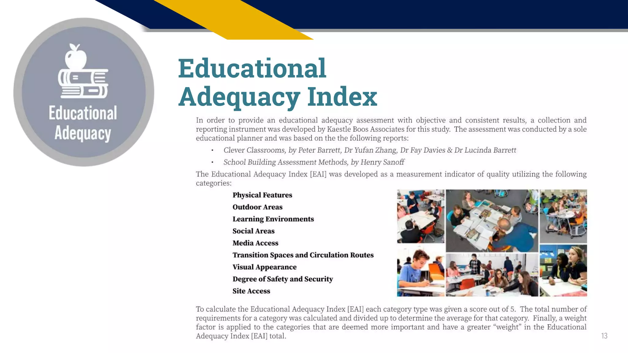13
Educational
Adequacy Index
 