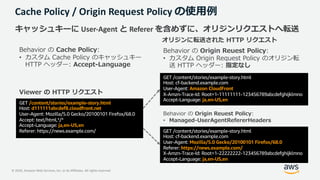 20201028 AWS Black Belt Online Seminar Amazon CloudFront deep dive | PDF