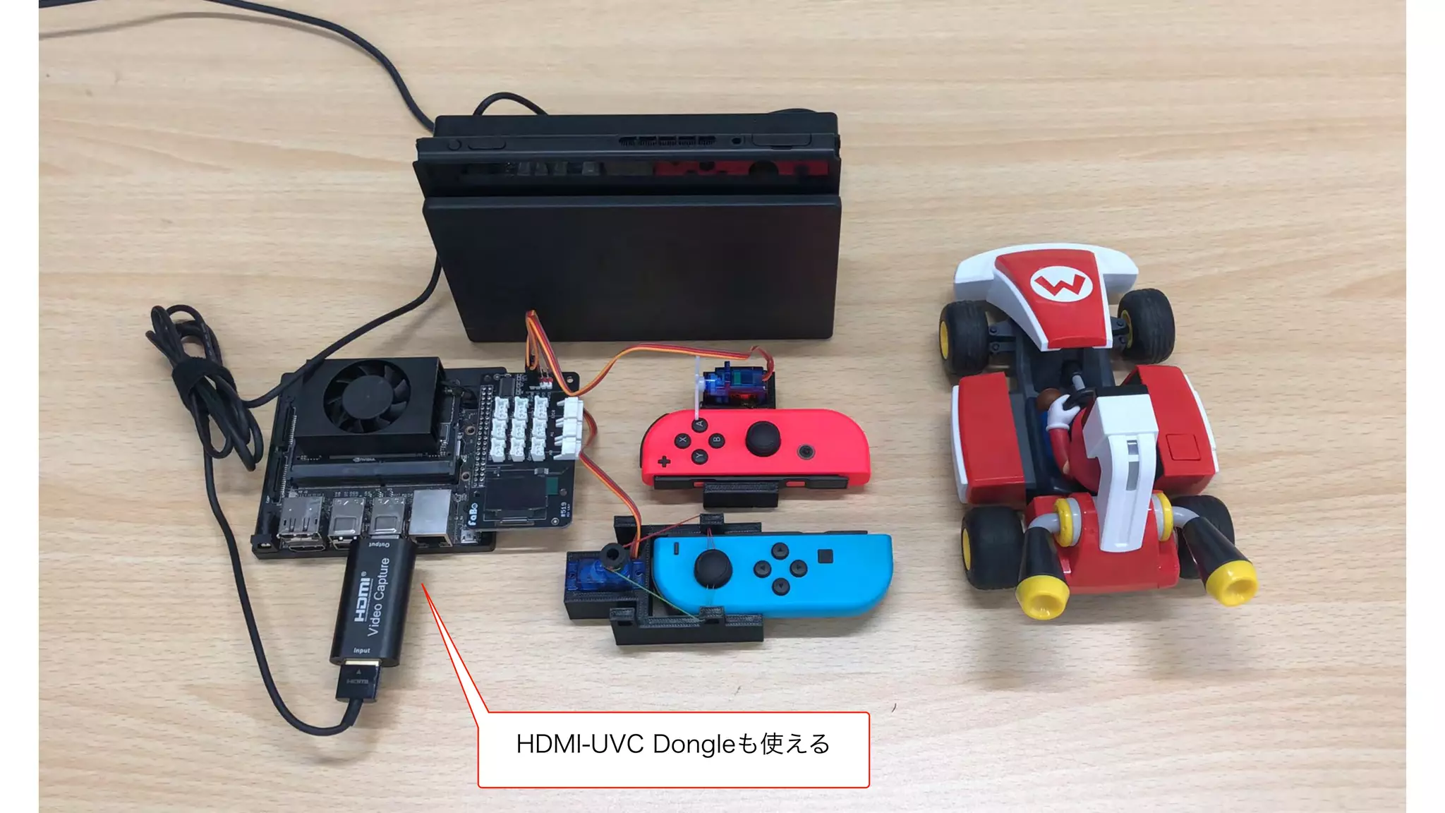 HDMI-UVC Dongleも使える
 