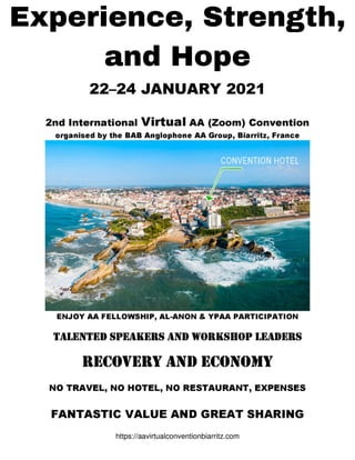 E perience Strength
and Hope
 