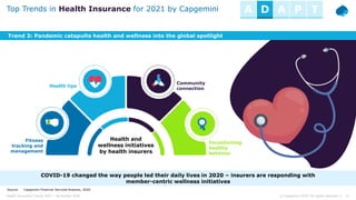 6© Capgemini 2020. All rights reserved |Health Insurance Trends 2021 – November 2020
Top Trends in Health Insurance for 20...