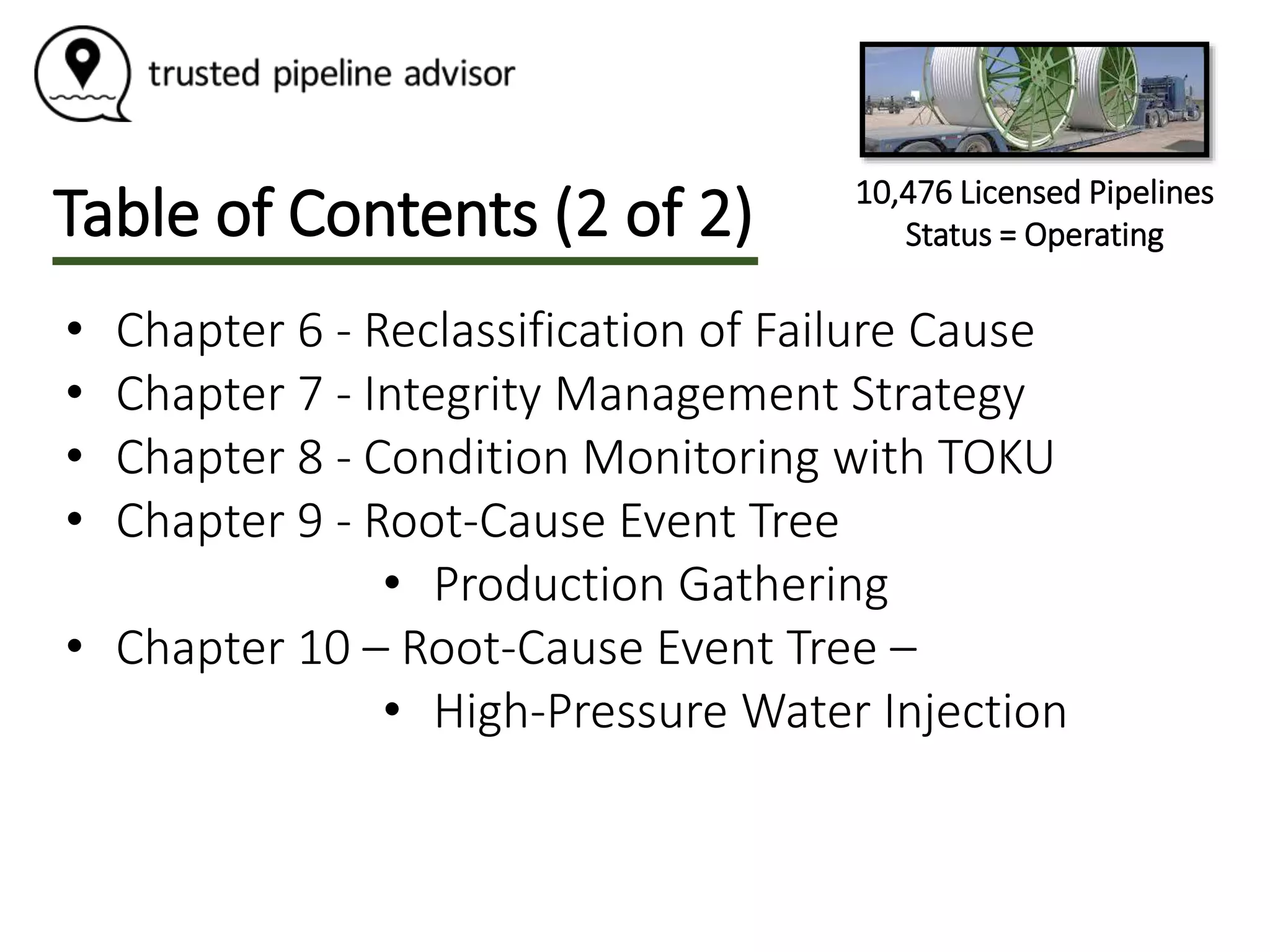 Pipeline Risk Assessment - Composite Pipelines