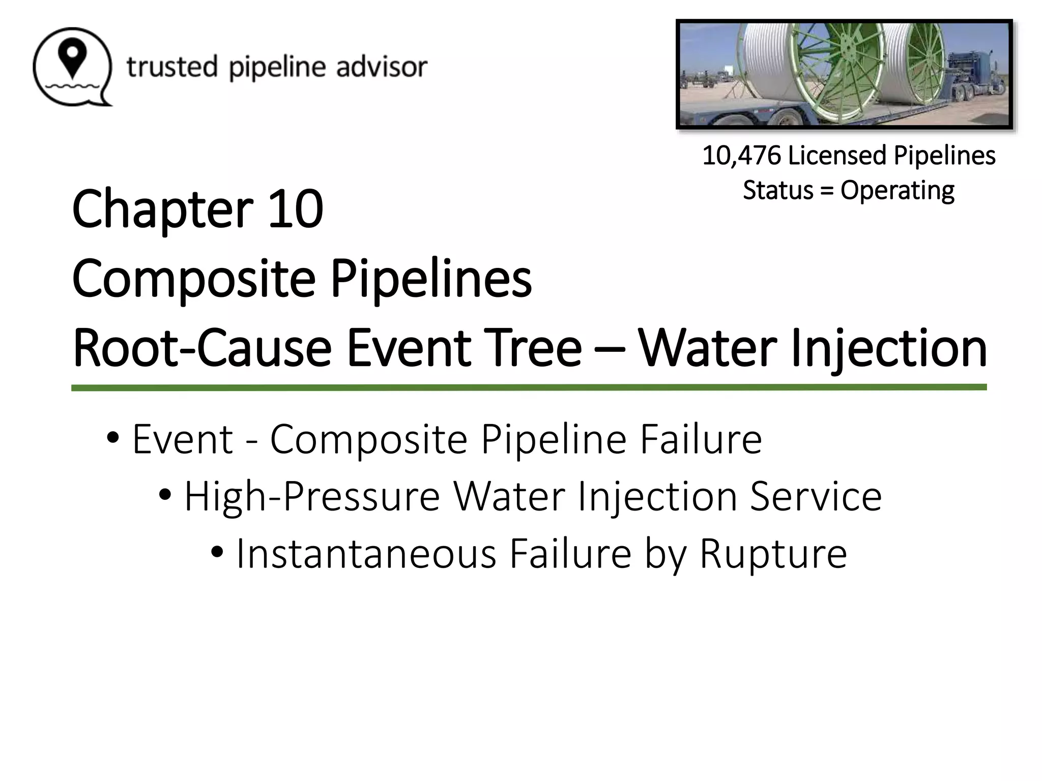 Pipeline Risk Assessment - Composite Pipelines