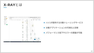 分散トレーシングAWS:X-Rayとの上手い付き合い方