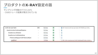 分散トレーシングAWS:X-Rayとの上手い付き合い方