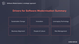 Software Modernisation: a strategic approach | PDF