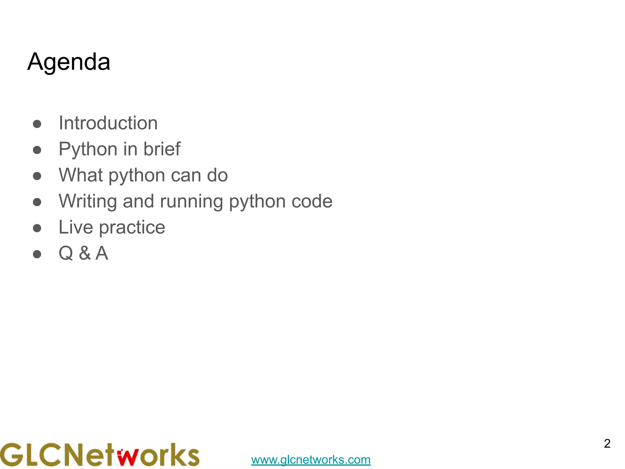 Introduction To Python PPT Introduction to python ppt
