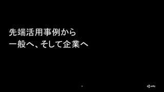 先端活用事例から
一般へ、そして企業へ
28
 